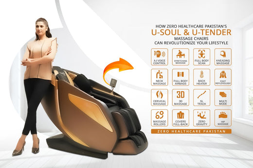 Zero Healthcare Pakistan’s Latest Massage Chair 2023: Introducing the U-Soul Massage Chair